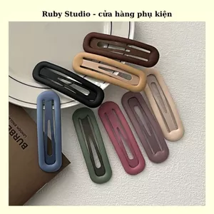 Kẹp Tóc Mái Trơn Nhiều Màu Sắc.