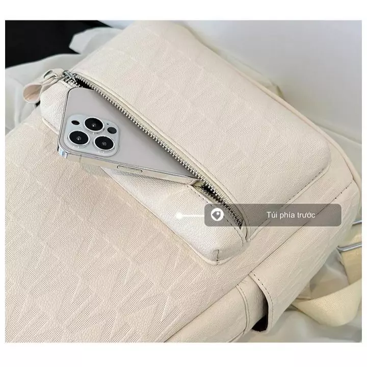 Unisex Elegant PU Leather Backpack – for School – 4