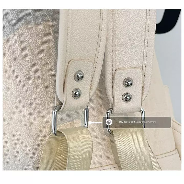 Unisex Elegant PU Leather Backpack – for School – 5