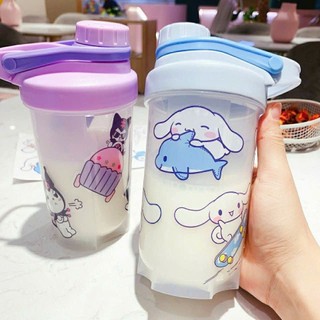 Bình Nước Lắc Hoạt Hình KRM Ly Nước Uống Có Nắp MEILI STORE
