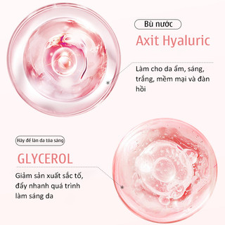 Sữa Rửa Mặt Axit Hyaluronic Hoa Hồng Làm Sạch, Làm Dịu Và Dưỡng Ẩm Cho Da-100g