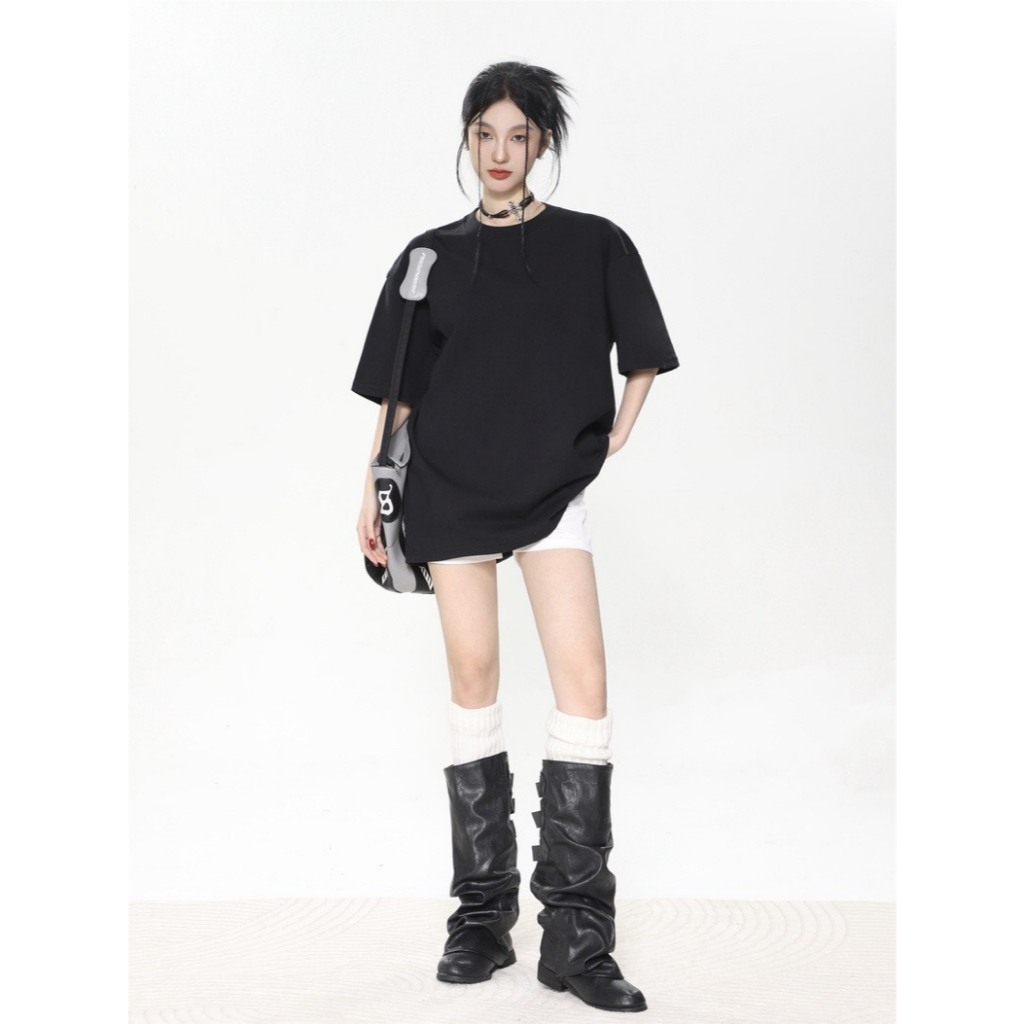 ÁO THUN TRƠN UNISEX NAM NỮ TONE MÀU HOTTREND 2024 OVERSIZE<75KG AT0201