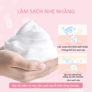 Sữa Rửa Mặt Axit Hyaluronic Hoa Hồng Làm Sạch, Làm Dịu Và Dưỡng Ẩm Cho Da-100g