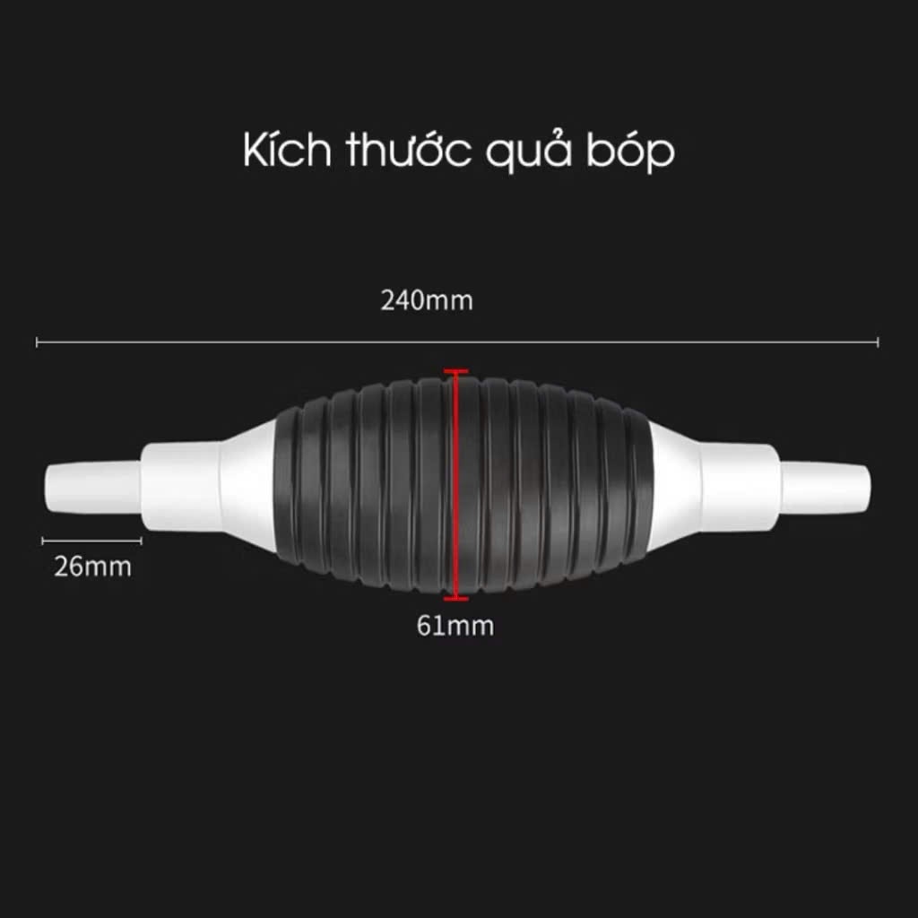 DỤNG CỤ BƠM HÚT CHẤT LỎNG KÈM DÂY 100 CM , Dụng cụ bơm hút rượu xăng dầu chất lỏng bóp tay - BOMHUTCHATLONG14