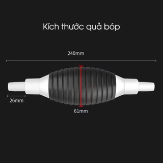 Dụng cụ bơm hút rượu xăng chất lỏng bóp tay , hút chất lỏng - BƠM HÚT CHẤT LỎNG BÓP TAY KÈM DÂY 1M , BOM HUT CHAT LONG