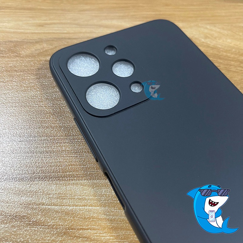 Ốp lưng Redmi 12 bảo vệ cam điện thoại toàn diện cạnh vuông nhựa dẻo tpu bibi glass