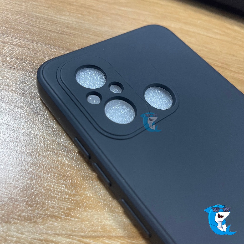Ốp lưng Redmi 12C bảo vệ cam điện thoại toàn diện cạnh vuông nhựa dẻo tpu bibi glass