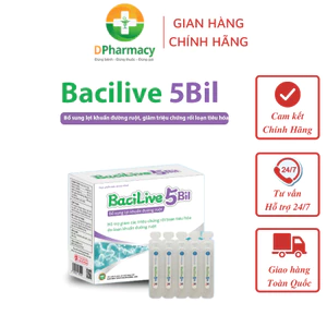 BaciLive 5Bil - Bổ sung 5 tỉ lợi khuẩn đường ruột, cải thiện các vấn đề rối loạn tiêu hóa