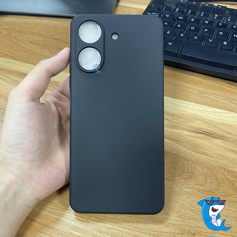 Ốp lưng Redmi 13C / POCO C65 bảo vệ cam điện thoại toàn diện cạnh vuông nhựa dẻo tpu bibi glass