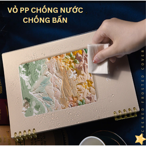 Sổ Còng, Vở Còng Sơn Dầu A5 B5 MESO - Bìa Sổ Còng Khuyết Còng Không Đau Tay, Lõi giấy Refill Sổ Còng