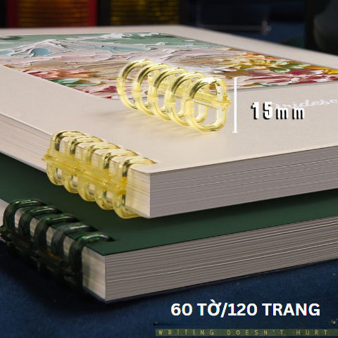 Sổ Còng, Vở Còng Sơn Dầu A5 B5 MESO - Bìa Sổ Còng Khuyết Còng Không Đau Tay, Lõi giấy Refill Sổ Còng