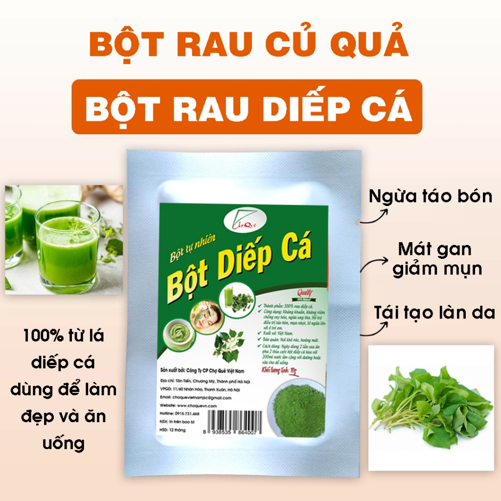 Bột rau diếp cá hữu cơ 100% nguyên chất sấy lạnh | Shopee Việt Nam
