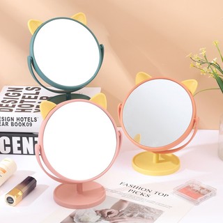 Gương Trang Điểm Tai Mèo Để Bàn Dễ Thương MEILI STORE