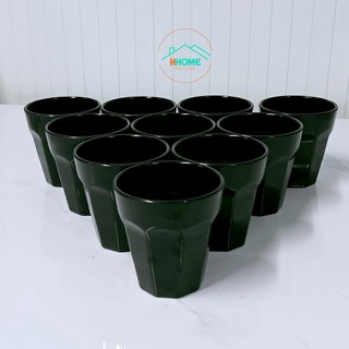 [sỉ] COMBO 50/100 LY NHỰA MELAMINE(NHỰA PHÍP) LY TRÀ CHỊU NHỆT 120 độ LOẠI DÀY NHIỀU MÀU 250ml - HUNGHOME