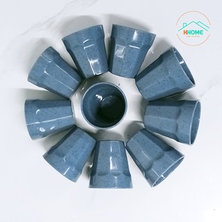 [sỉ] COMBO 50/100 LY NHỰA MELAMINE(NHỰA PHÍP) LY TRÀ CHỊU NHỆT 120 độ LOẠI DÀY NHIỀU MÀU 250ml - HUNGHOME