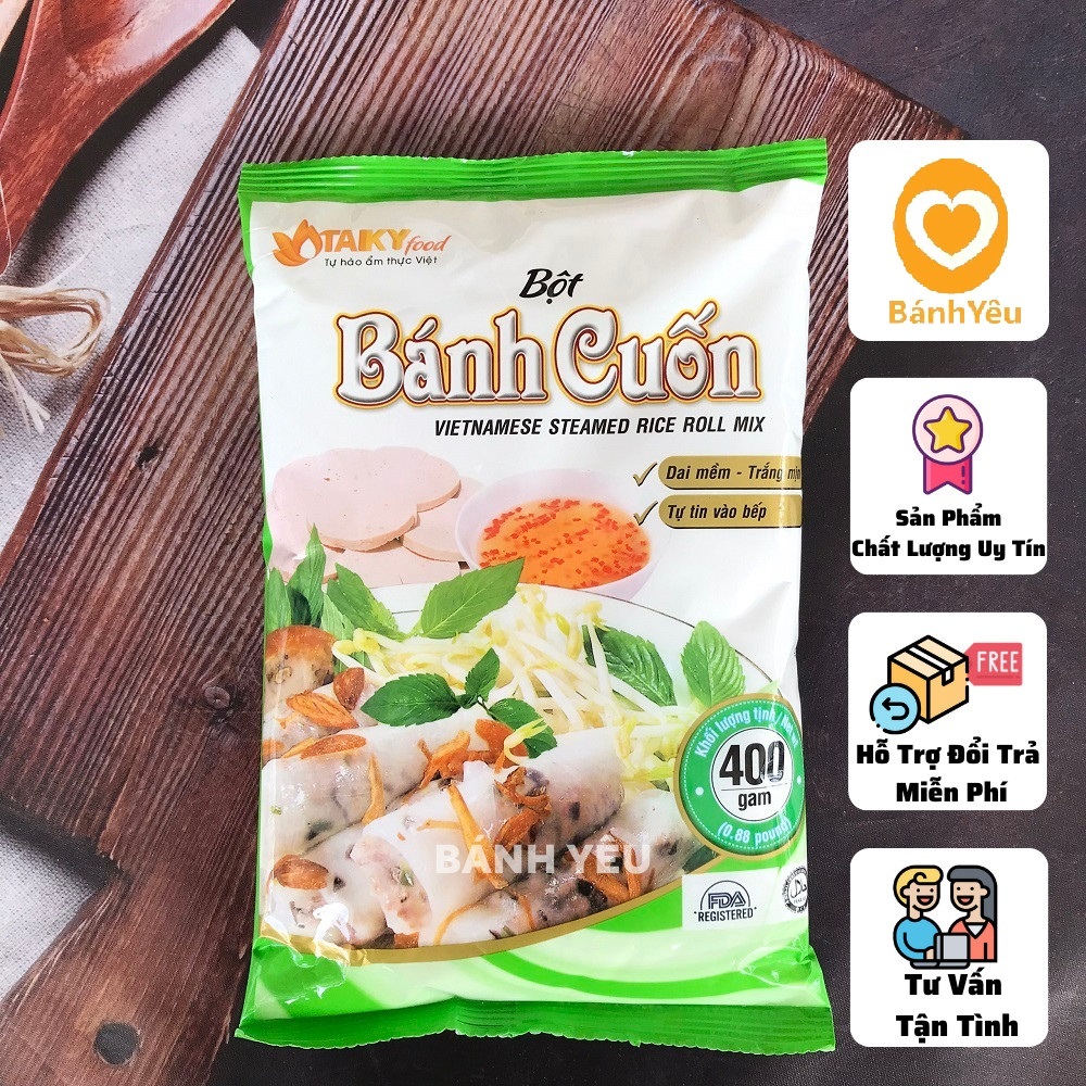 Bột bánh cuốn trộn sẵn Tài Ký 400g - NL28