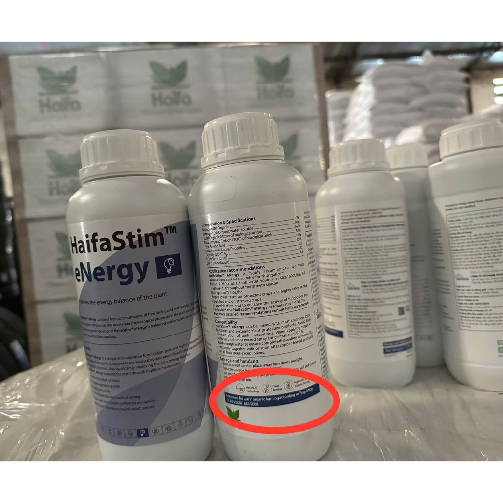 Phân Haifastim Energy 1L – ĐỈNH CAO AMINO HAIFA, L-Amino & peptide cao gấp 3 lần hàng thường,  chống sốc tuyệt vời.