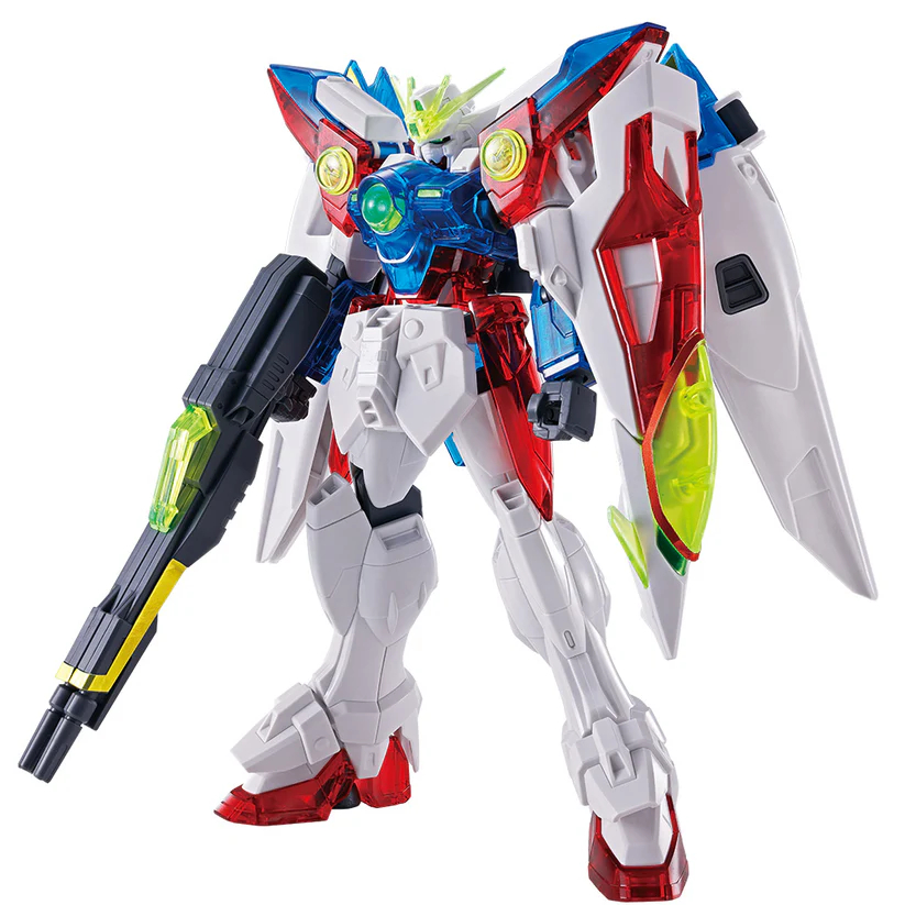 Mô Hình Lắp Ráp HGAC 1/144 Wing Gundam Zero Solid Clear E Prize Ichiban Kuji Model Kit (New Seal)
