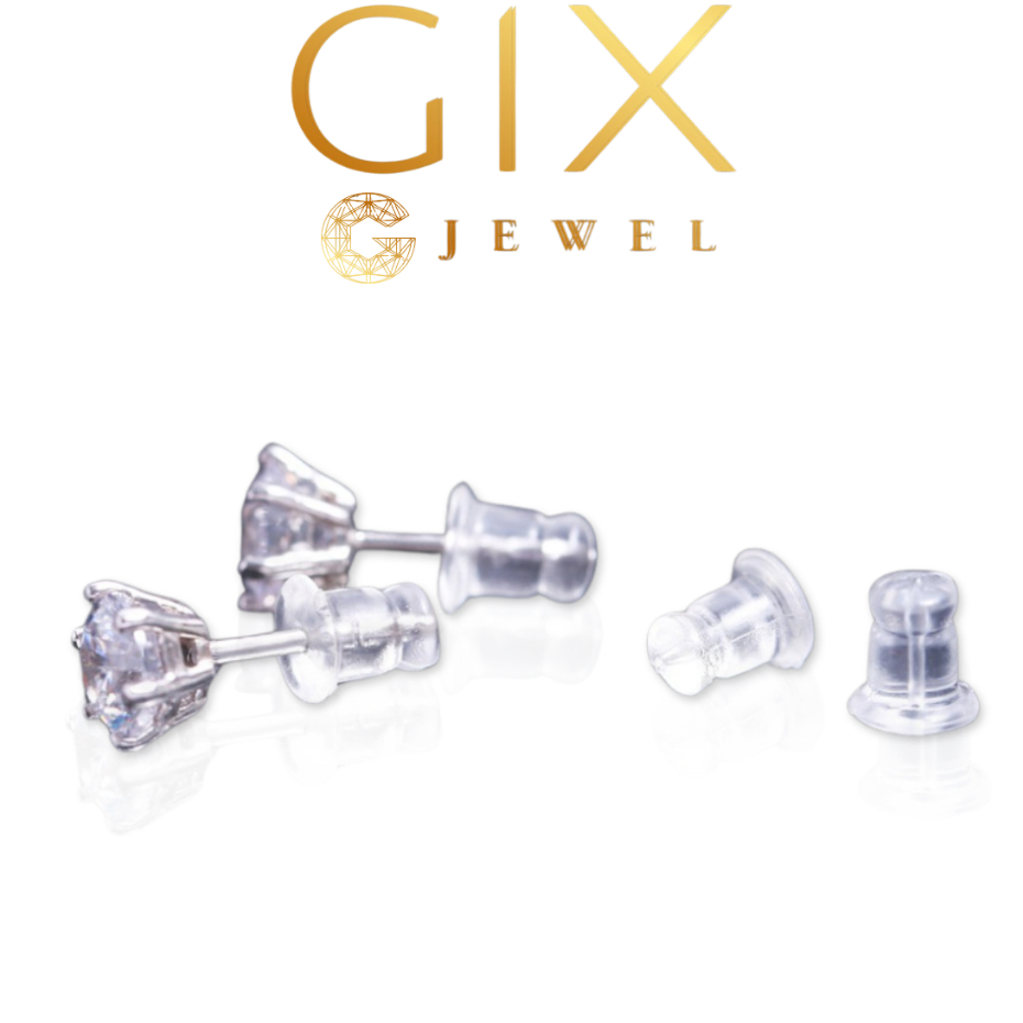 Ảnh Chốt nhựa cao su bông tai nữ Gix Jewel CBN 1