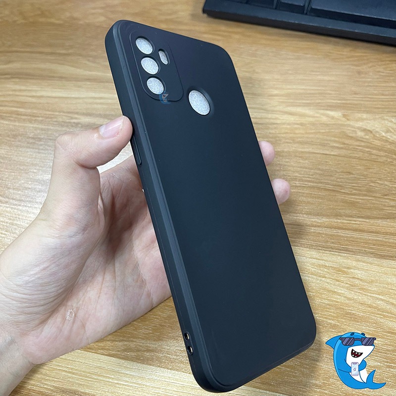 Ốp lưng Oppo A53 bảo vệ cam điện thoại toàn diện cạnh vuông nhựa dẻo tpu bibi glass