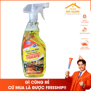 Bình xịt nước lau bếp Tracatu siêu sạch - siêu nhanh 500ml