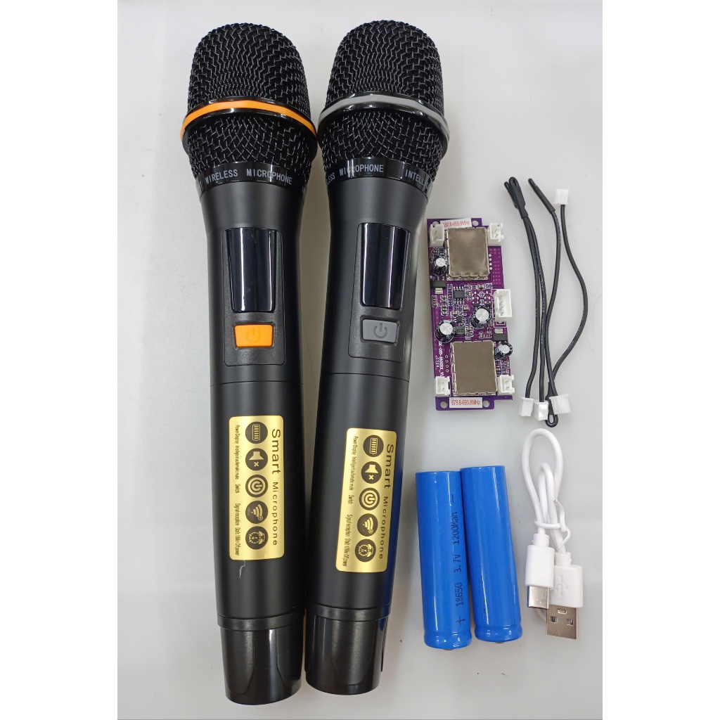 Micro loa kéo đen có bo mạch ( pin sạc 3v7 ) | Shopee Việt Nam