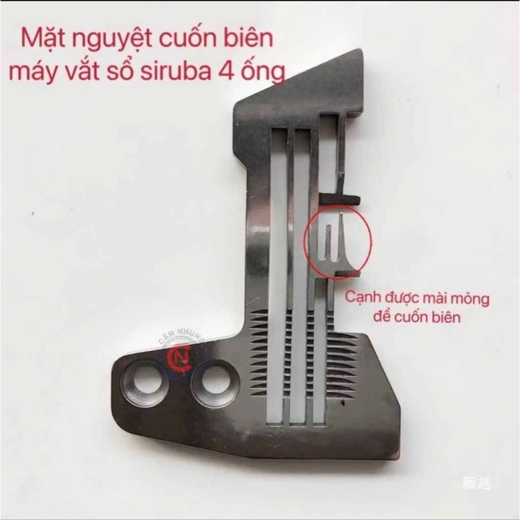 Mặt Nguyệt Cuốn Bèo, Cuốn Biên – Máy Vắt Sổ Công Nghiệp 4 Chỉ Siruba Đời F