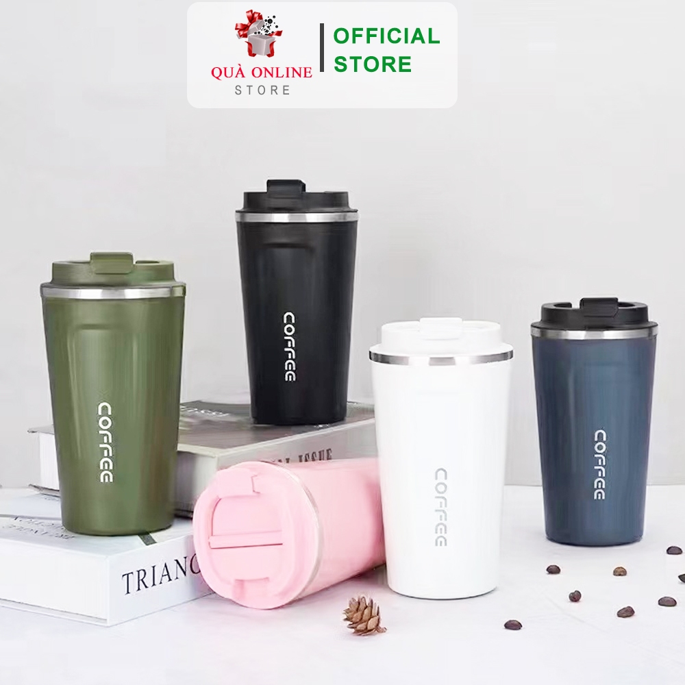 Ly giữ nhiệt Coffee Holic hiển thị nhiệt độ khắc tên theo yêu cầu | Cốc giữ nhiệt Chính hãng