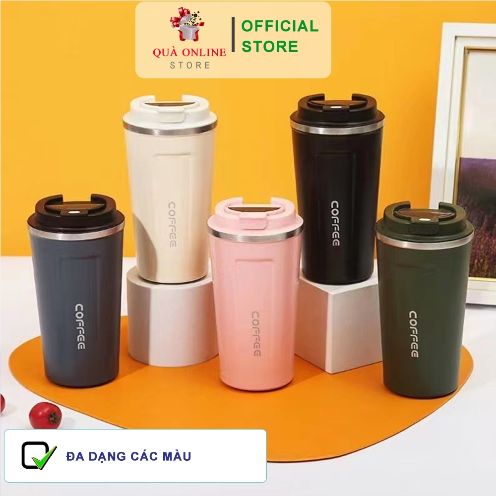 Ly giữ nhiệt Coffee Holic hiển thị nhiệt độ khắc tên theo yêu cầu | Cốc giữ nhiệt Chính hãng