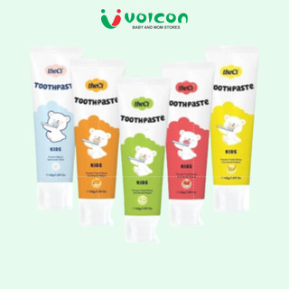Kem Đánh Răng theCi Toothpaste Kids Vị Chuối, Dâu ,Cúc La Mã ,Cam , Dưa Lưới Cho Bé, Nuốt Được 45g.