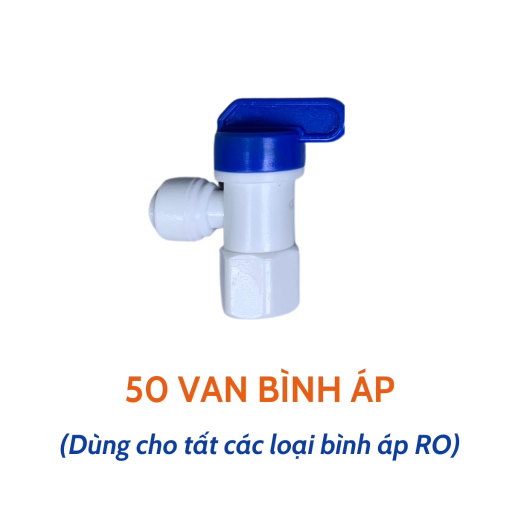 Sỉ Van Xả Tay Loại Phi 6 Và Phi 10, Van Bình Áp, Van Bình Áp Chống Nổ Dùng Cho Máy Lọc Nước RO...