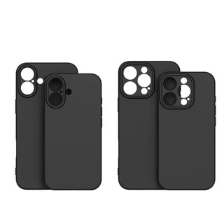 Ốp lưng ip silicon dẻo cạnh vuông đen IP 12/12pro/12promax/13/13pro/13promax/14/15/16/plus/pro/promax