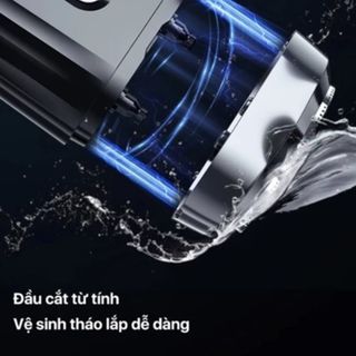Máy Cạo Râu Enchen Mini 6 Với Lưỡi Dao Kép Mỏng, Chống Nước IPX7, Pin Dùng Được 1-2 Tháng