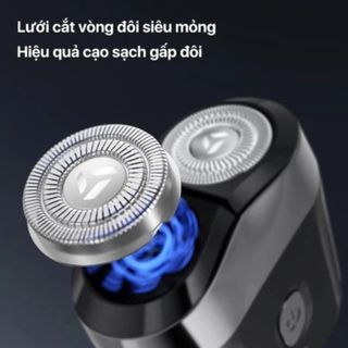 Máy Cạo Râu Enchen Mini 6 Với Lưỡi Dao Kép Mỏng, Chống Nước IPX7, Pin Dùng Được 1-2 Tháng
