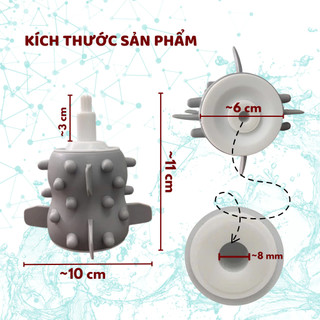 Dụng cụ hỗ trợ bóc tách tỏi chất liệu silicone sử dụng kết hợp cùng máy xay dung tích 2L