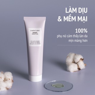 Sữa Rửa Mặt Làm Sạch Sâu, Dịu Nhẹ Giúp Da Mịn Màng Comfort Zone Remedy Cream To Oil 150ml