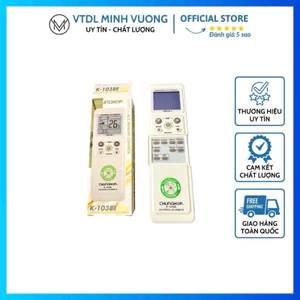 Remote điều khiển điều hòa máy lạnh đa năng nắp trượt