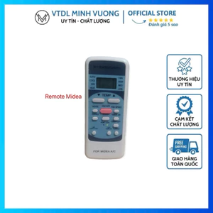 Điều khiển máy lạnh Midea nhiều loại ( tặng cặp pin ) / Remote máy lạnh Midea