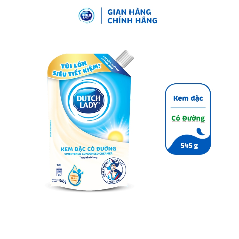 Ảnh Combo 5 Túi Kem Đặc Có Đường Dutch Lady 545g/túi 1