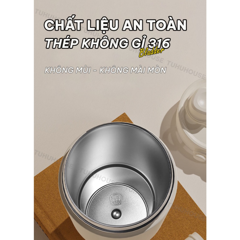 Ly giữ nhiệt khắc tên SIMPLE 735ml, cốc nước nóng lạnh inox 316 cao cấp có quai xách tiện lợi – TUHUHOUSE | BigBuy360 - bigbuy360.vn