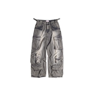 Quần Jeans ống rộng túi hộp SLY Cargo Desert