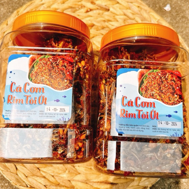 CÁ CƠM RIM TỎI ỚT loại ngon - 1 Hộp 500G | Shopee Việt Nam