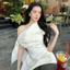 Váy Thiết Kế Lệch Vai Buộc Nơ Chiết Eo Dáng Xoè Sang Chảnh 2 Màu