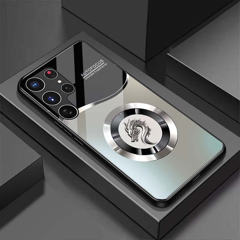 Ốp Lưng cho SAMSUNG S22 ULTRA, S23 ULTRA, S24 ULTRA Mặt lưng kính cường lực, Sang Trọng, Chống Trầy, Bảo Vệ Toàn Diện