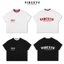 Áo Thun Local Brand Logo VIBESTU Phối Cổ Boxy Form Rộng Unisex 250Gsm 100% Cotton