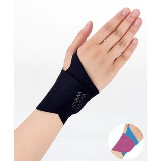 BÓ CỔ TAY THỂ THAO MÀU ĐEN WAVEWEAR WRIST SUPPORT STRETCH WRAP H1 - H1(BK) 1ea 2ea - H1(BG) 1ea 2ea