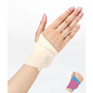 BÓ CỔ TAY THỂ THAO MÀU ĐEN WAVEWEAR WRIST SUPPORT STRETCH WRAP H1 - H1(BK) 1ea 2ea - H1(BG) 1ea 2ea