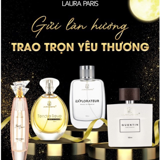 [Kèm Quà ] Nước Hoa Laura Paris Nhật Kim Anh Chai 100ml