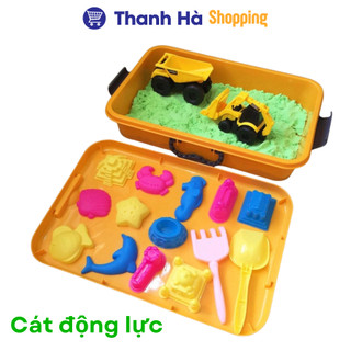 Cát động lực - Đồ chơi vali cát động lực cho bé chuẩn xịn, mịn, không dính tay, an toàn cho bé
