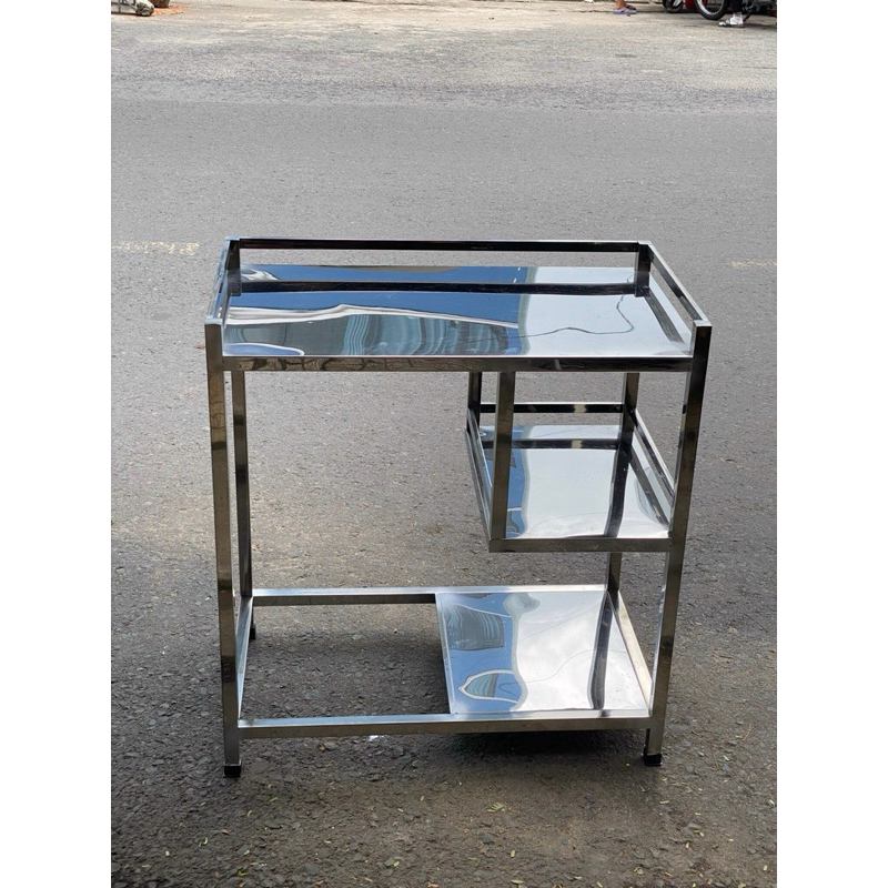 KỆ BẾP GA INOX 45x75 – GỌN GÀNG, CHẮC CHẮN, TIỆN LỢI 🔥
